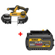 DeWalt DCS378B 20V 3-1/4" Band Saw, Bare W/ FREE DCB606 20/60V MAX 6.0Ah Battery