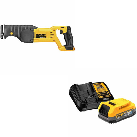 DeWalt DCS380B Recip Saw Kit W/ DCBP034C 20V 1.7Ah Battery