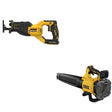 DeWalt DCBL722B 20V MAX XR Brushless Handheld Blower W/ DCS382B Reciprocating Saw
