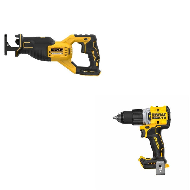 DeWalt DCD806B 20V MAX XR 1/2 in. Hammer Drill W/ DCS382B Reciprocating Saw