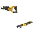 DeWalt DCF510B 20V MAX XR Sealed Head Ratchet W/ DCS382B Reciprocating Saw
