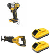 DeWalt DCB2104-2 POWERPACK 4Ah 2-Pack W/ DCF845B 3-Speed Impact Driver and DCS382B