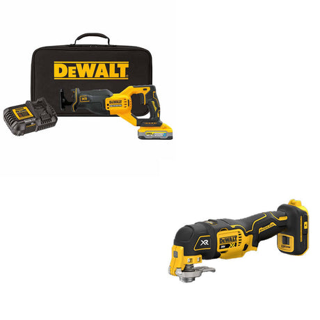 DeWalt DCS382H1 20V Max XR Recip Saw Kit W/ FREE DCS356B 20V MAX Multi-Tool