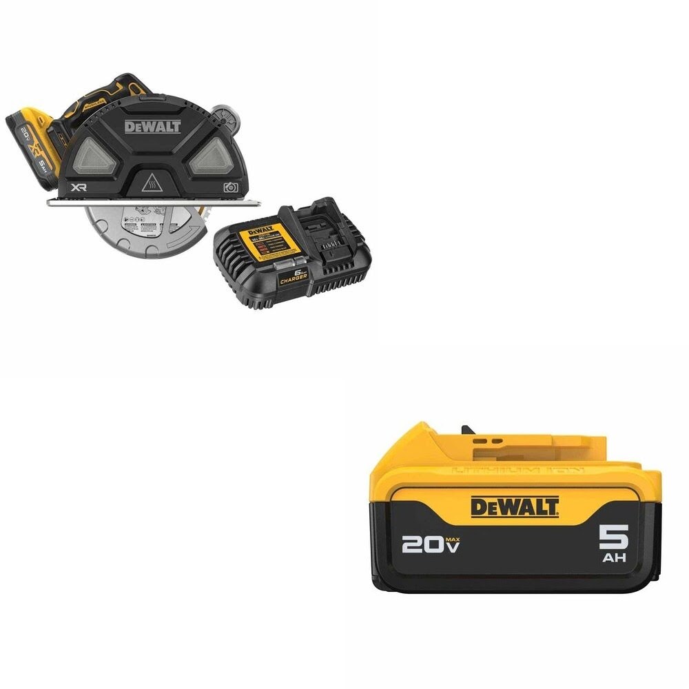 DeWalt DCS383H1 Metal Cutting Circular Saw Kit W/ FREE DCB205 Battery
