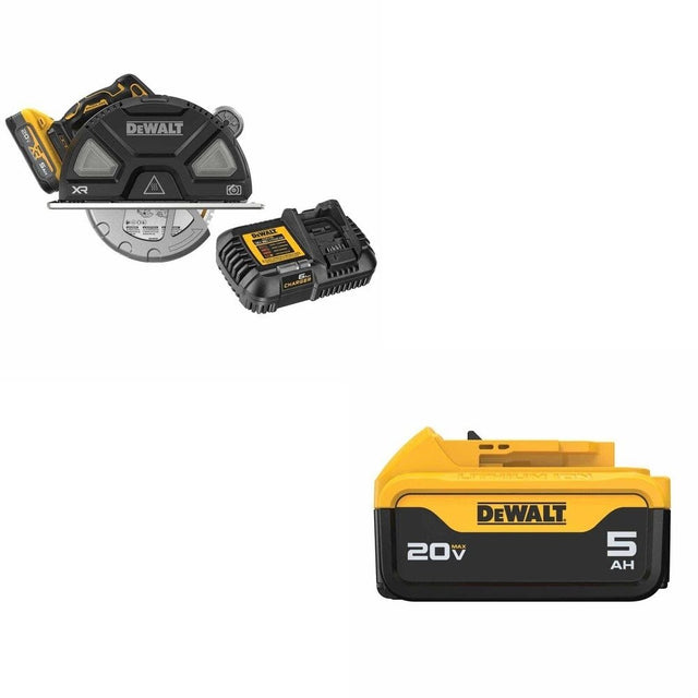 DeWalt DCS383H1 Metal Cutting Circular Saw Kit W/ FREE DCB205 Battery