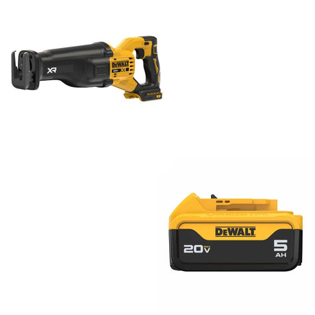 DeWalt DCS384B Reciprocating Saw Kit W/ FREE DCB205 Battery Pack
