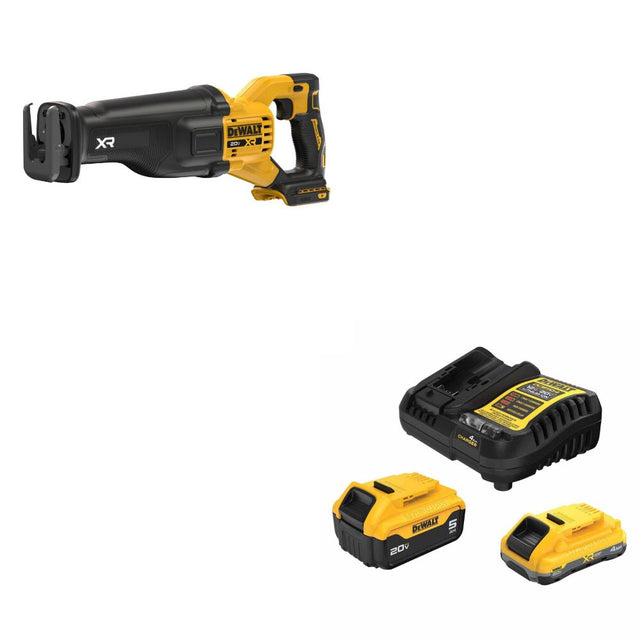 DeWalt DCS384B Reciprocating Saw Kit W/ FREE DCB245-2C Starter Kit