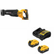 DeWalt DCS386B 20V MAX FLEXVOLT Recip Saw W/ DCB205-2C 20V MAX 5Ah Battery Kit