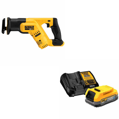 DeWalt DCS387B 20V MAX Recip Saw, Bare Tool W/ DCBP034C 20V MAX Starter Kit