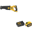 DeWalt DCS389B 60V Max Recip Saw W/ DCB606C FLEXVOLT 20V/60V MAX Starter Kit