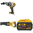 DeWalt DCS389B 60V MAX Reciprocating Saw W/ DCD1007B Hammer Drill and DCB609 9.0Ah Battery