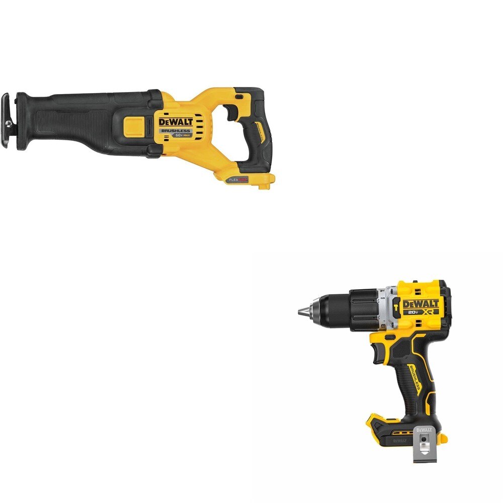 DeWalt DCS389B 60V MAX Reciprocating Saw W/ DCD806B Hammer Drill