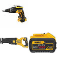 DeWalt DCS389B 60V MAX Reciprocating Saw W/ DCB609 9.0Ah Battery and DCF630B Drywall Screwgun