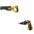 DeWalt DCS389B 60V MAX Reciprocating Saw W/ DCF630B Drywall Screwgun