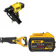 DeWalt DCN930B 30-Degree Framing Nailer W/ DCS389B 60V Recip Saw and DCB609 9.0Ah Battery