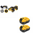 DeWalt DCS438B 20V MAX XR 3" Cut-Off Tool W/ DCB205-2 20V MAX 5Ah Battery, 2Pk