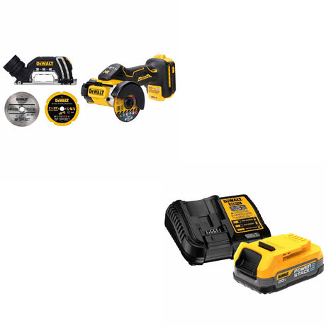 DeWalt DCS438B 20V MAX Cut-Off Tool W/ FREE DeWalt DCBP034C 20V MAX Starter Kit