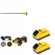 DeWalt DCE531B 20V MAX Concrete Pencil Vibrator W/ DCB2104-2 POWERPACK 4Ah 2-Pack and DCS438B