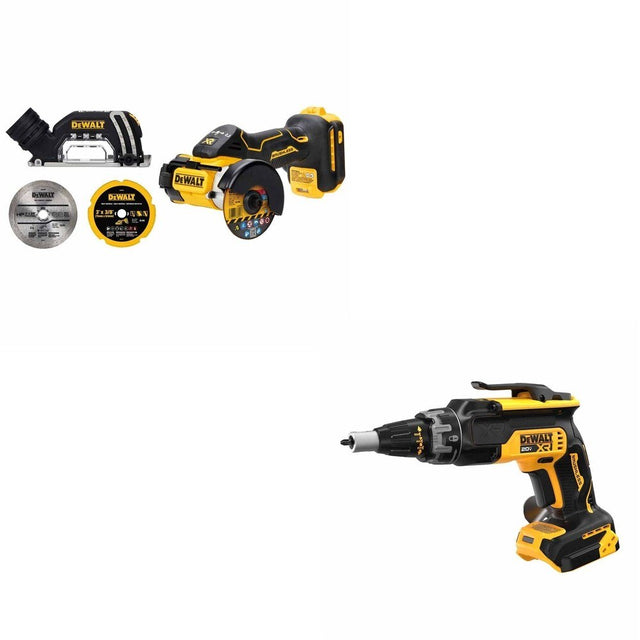 DeWalt DCF630B 20V MAX XR Drywall Screwgun W/ DCS438B 3 in. Cut-Off Tool