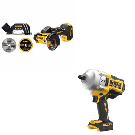 DeWalt DCF961B 20V MAX XR 1/2 in. High Torque Impact Wrench W/ DCS438B 3 in. Cut-Off Tool