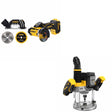 DeWalt DCW620B 20V MAX XR 2-1/4 HP Plunge Router W/ DCS438B 3 in. Cut-Off Tool
