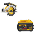 DeWalt DCB609 FLEXVOLT 20V/60V MAX 9.0Ah Battery W/ DCS565B 6-1/2 in. Circular Saw