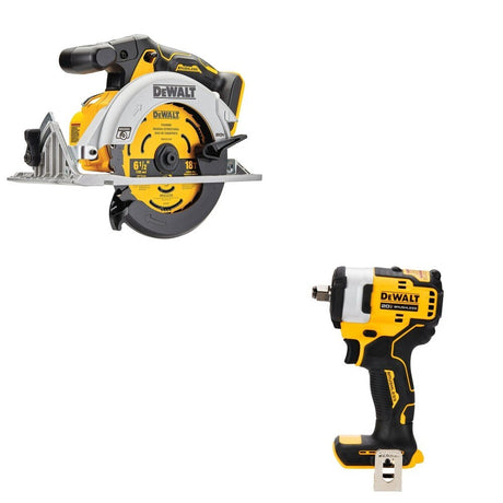 DeWalt DCF911B 20V MAX 1/2 in. Impact Wrench W/ DCS565B 6-1/2 in. Circular Saw