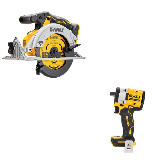 DeWalt DCF921B ATOMIC 20V MAX 1/2 in. Impact Wrench W/ DCS565B 6-1/2 in. Circular Saw