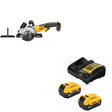 DeWalt DCS571B ATOMIC 20V MAX 4-1/2" Circ Saw W/ DCB205-2C 20V MAX Battery Kit
