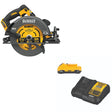 DeWalt DCS578B 60V Max 7-1/4" Circ Saw, Bare W/ DCB230C 20V MAX Starter Kit