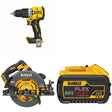 DeWalt DCS578B 60V MAX 7-1/4 in. Circular Saw W/ DCB609 9.0Ah Battery and DCD806B Hammer Drill