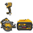 DeWalt DCS578B 60V MAX 7-1/4 in. Circular Saw W/ DCB609 9.0Ah Battery and DCF860B Impact Driver