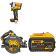 DeWalt DCS578B 60V MAX 7-1/4 in. Circular Saw W/ DCF921B Impact Wrench and DCB609 9.0Ah Battery