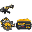 DeWalt DCS578B 60V MAX 7-1/4 in. Circular Saw W/ DCG410B Angle Grinder and DCB609 9.0Ah Battery
