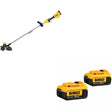 DeWalt DCST925M1 20V MAX 13 in. String Trimmer Kit W/ DCB204-2 4.0Ah Battery 2-Pack