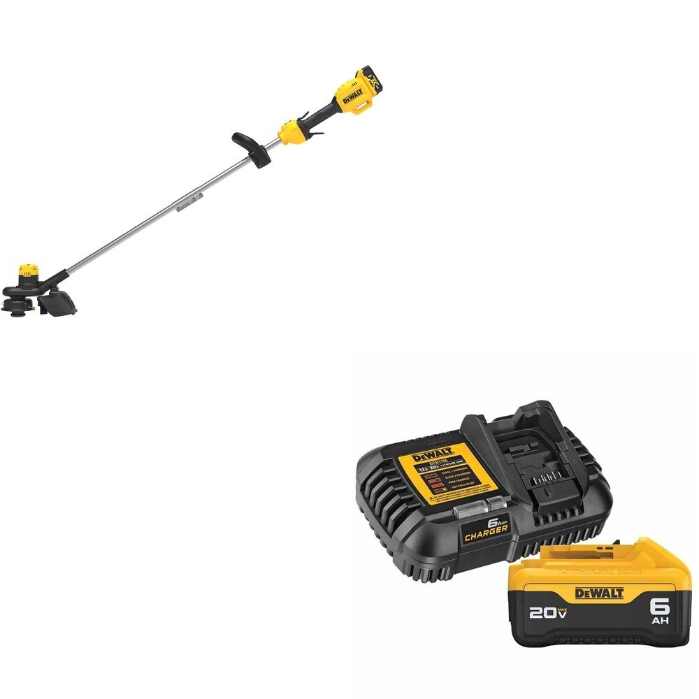 DeWalt DCST925M1 20V MAX 13 in. String Trimmer Kit W/ DCB206C 6.0Ah Battery Kit