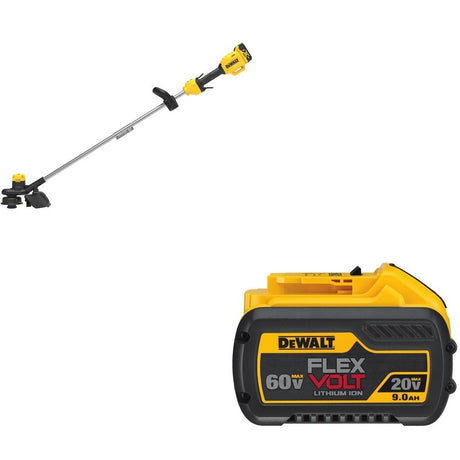 DeWalt DCB609 FLEXVOLT 20V/60V MAX 9.0Ah Battery W/ DCST925M1 String Trimmer Kit