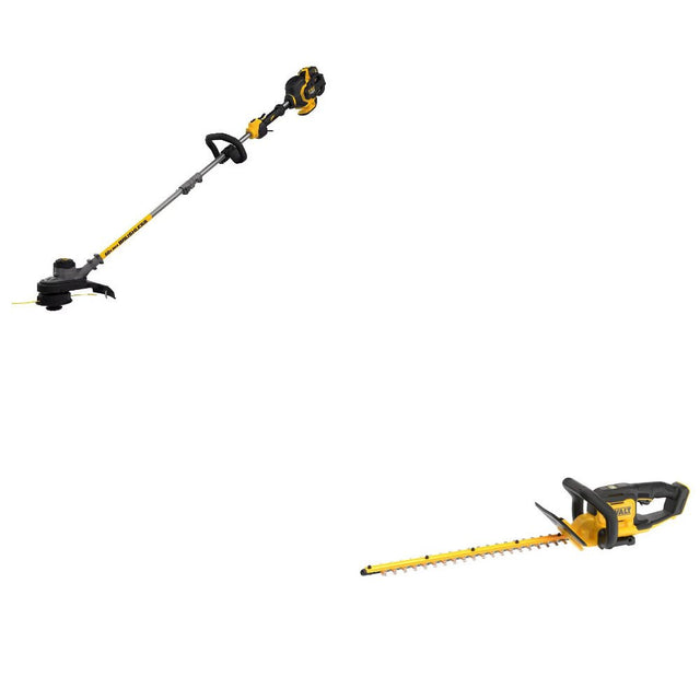 DeWalt DCST970X1S String Trimmer Kit W/ FREE DCHT821B Hedge Trimmer
