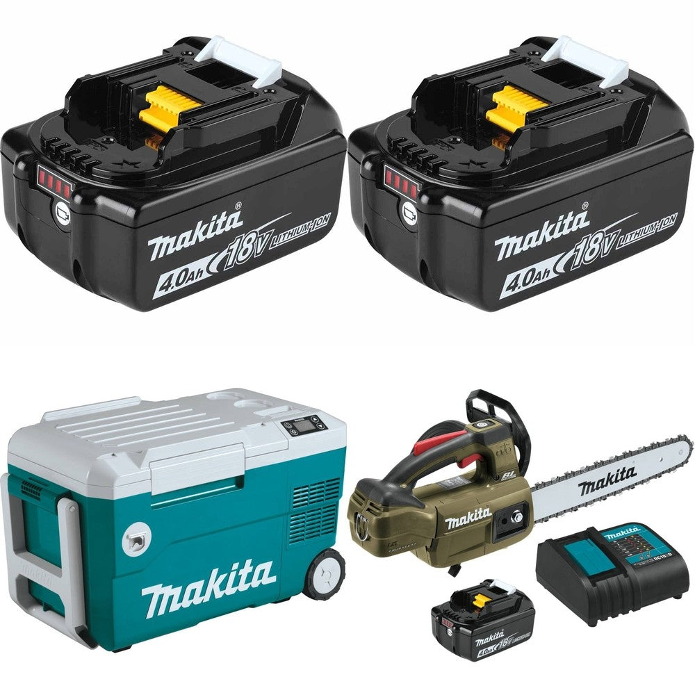 Makita DCW180Z 18V X2 LXT W/ FREE ADBL1840B 4.0Ah Battery, 2 Pack and FREE ADCU10SM1 Chain Saw