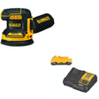 DeWalt DCW210B 20V MAX XR 5 in. Random Orbital Sander W/ DCB230C 3.0Ah Starter Kit