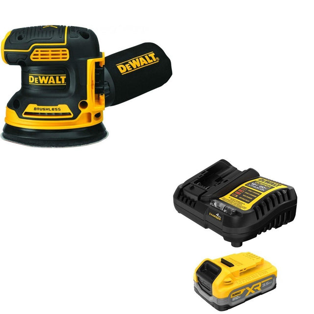 DeWalt DCBP320C 20V MAX XR POWERSTACK 3.5Ah Battery Kit W/ DCW210B Random Orbital Sander