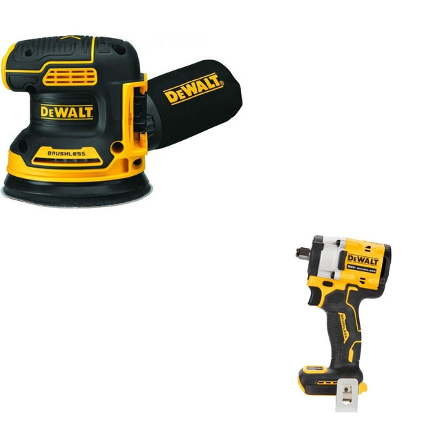 DeWalt DCF921B ATOMIC 20V MAX 1/2 in. Impact Wrench W/ DCW210B Random Orbital Sander