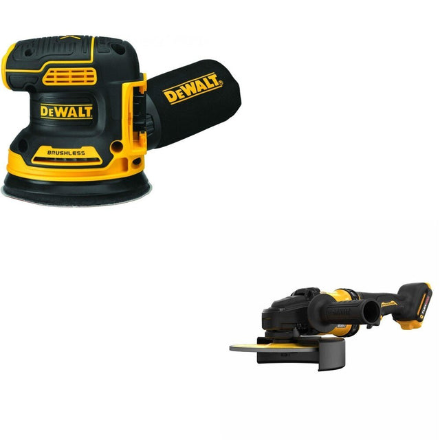 DeWalt DCG440B 60V MAX 7 in. Grinder W/ DCW210B Random Orbital Sander