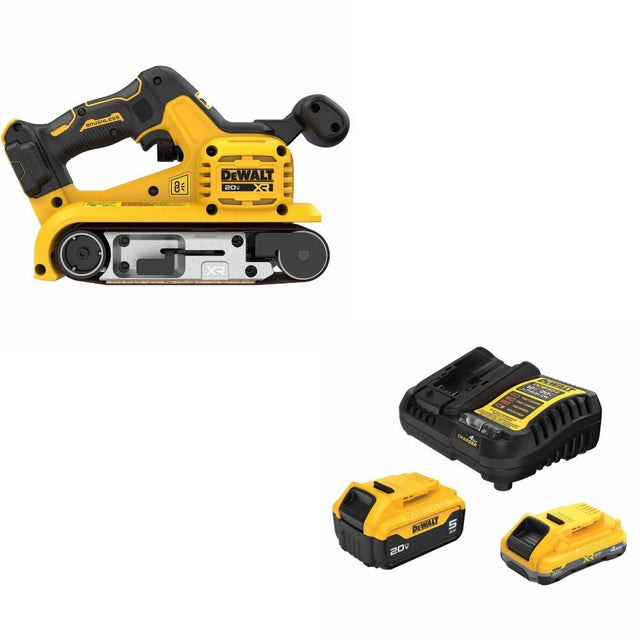 DeWalt DCW220B Belt Sander Kit W/ FREE DCB245-2C Battery/Charger