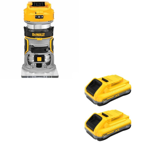 DeWalt DCB2104-2 20V MAX XR POWERPACK 4Ah Battery 2-Pack W/ DCW600B Compact Router