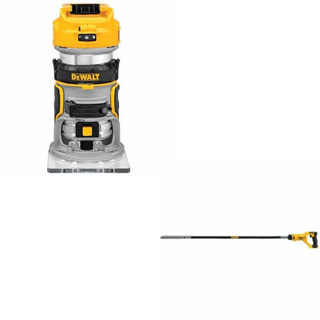 DeWalt DCE531B 20V MAX Concrete Pencil Vibrator W/ DCW600B Compact Router