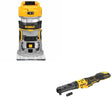 DeWalt DCF510B 20V MAX XR Sealed Head Ratchet W/ DCW600B Compact Router