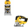 DeWalt DCS334B 20V MAX XR Jig Saw W/ DCW600B Compact Router