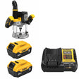 DeWalt DCW620B Plunge Router Kit W/ FREE DCB205-2 Battery and FREE DCB1104 Charger