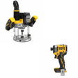DeWalt DCW620B 20V MAX XR 2-1/4 HP Plunge Router W/ DCF860B Impact Driver